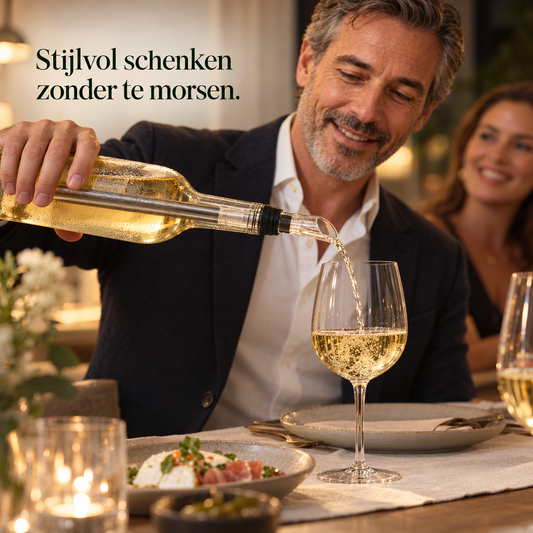 Wijn schenken zonder morsen met de VinoChill