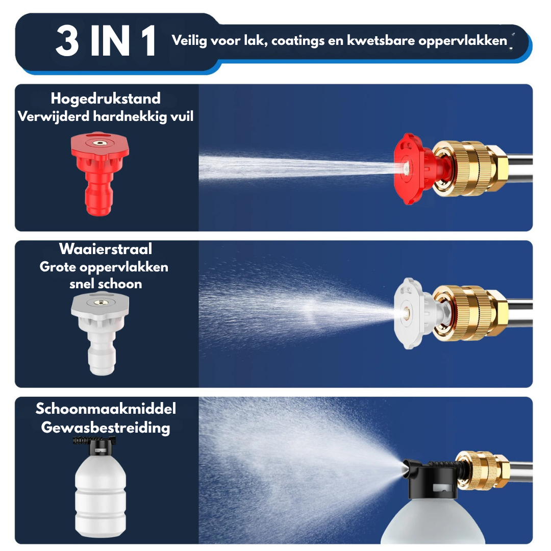 JetClean Go - Draadloze Hogedrukreiniger