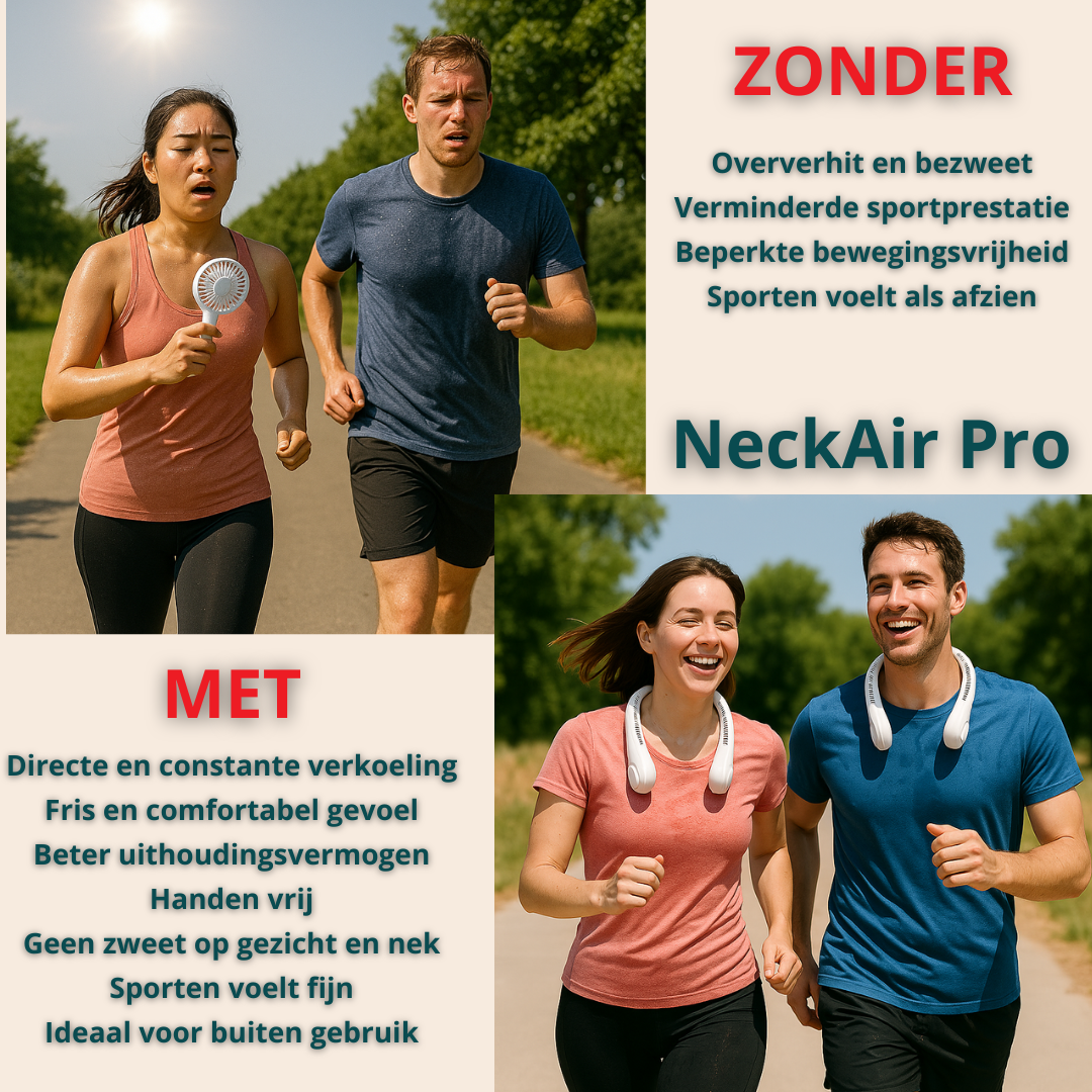 NeckAir Pro - De bladloze nekventilator