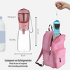 Pet2Go 2-in-1 Drinkfles met Voerbak