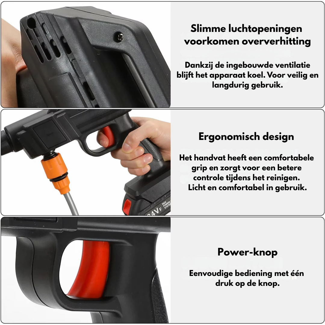 JetClean Go - Draadloze Hogedrukreiniger