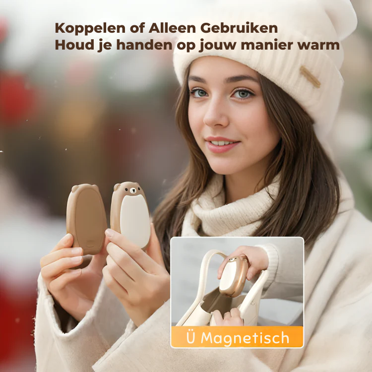 CozyPaw™ Beer-Warm Oplaadbare Handwarmer