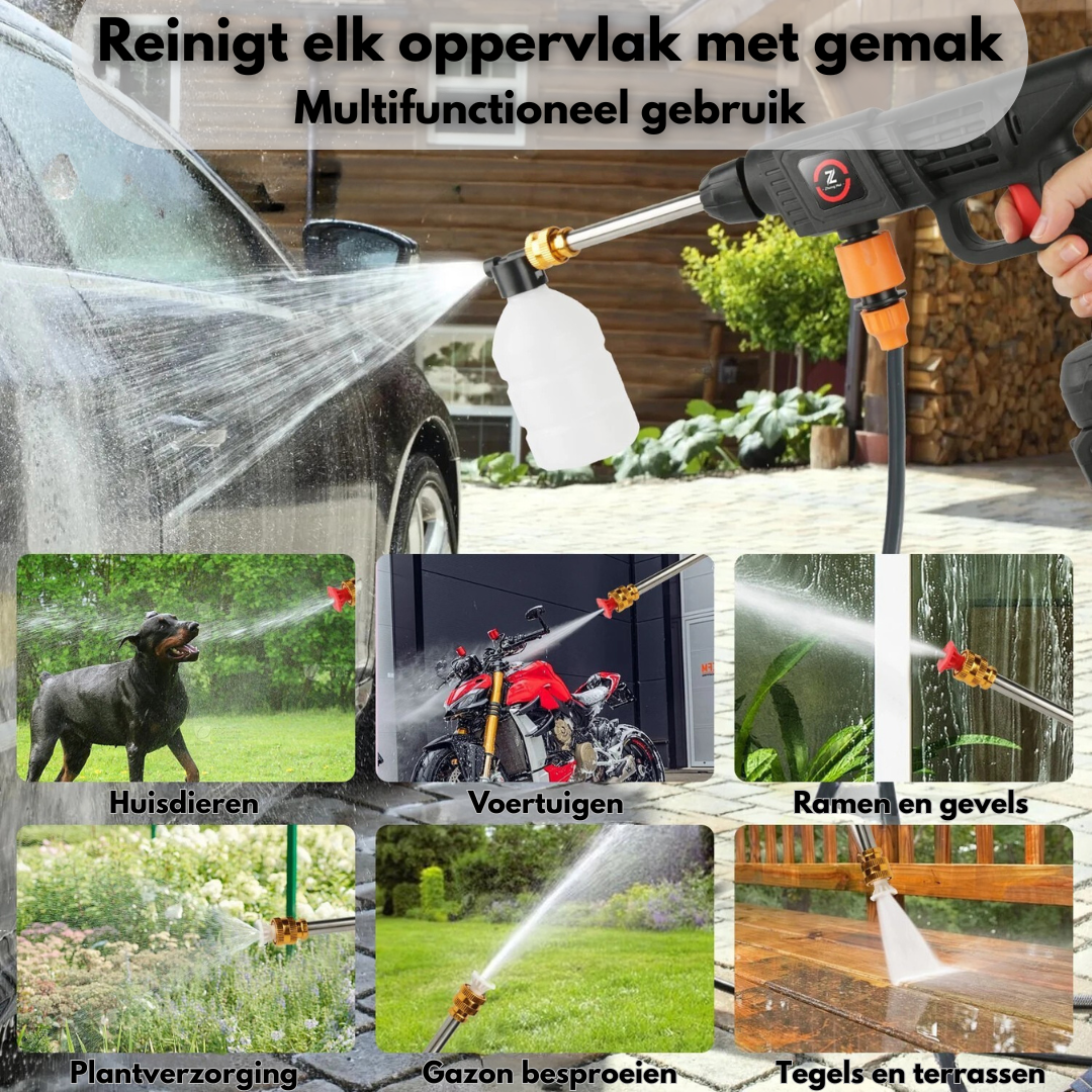 JetClean Go - Draadloze Hogedrukreiniger
