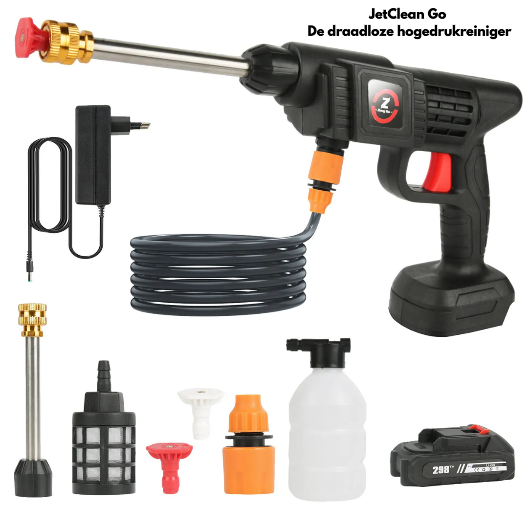 JetClean Go - Draadloze Hogedrukreiniger