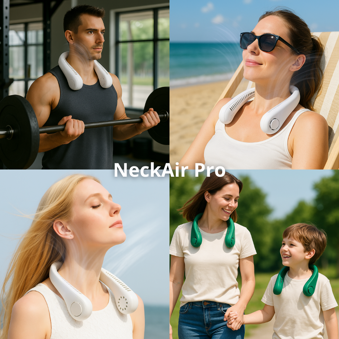 NeckAir Pro - De bladloze nekventilator