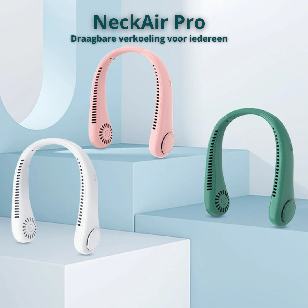 NeckAir Pro - De bladloze nekventilator