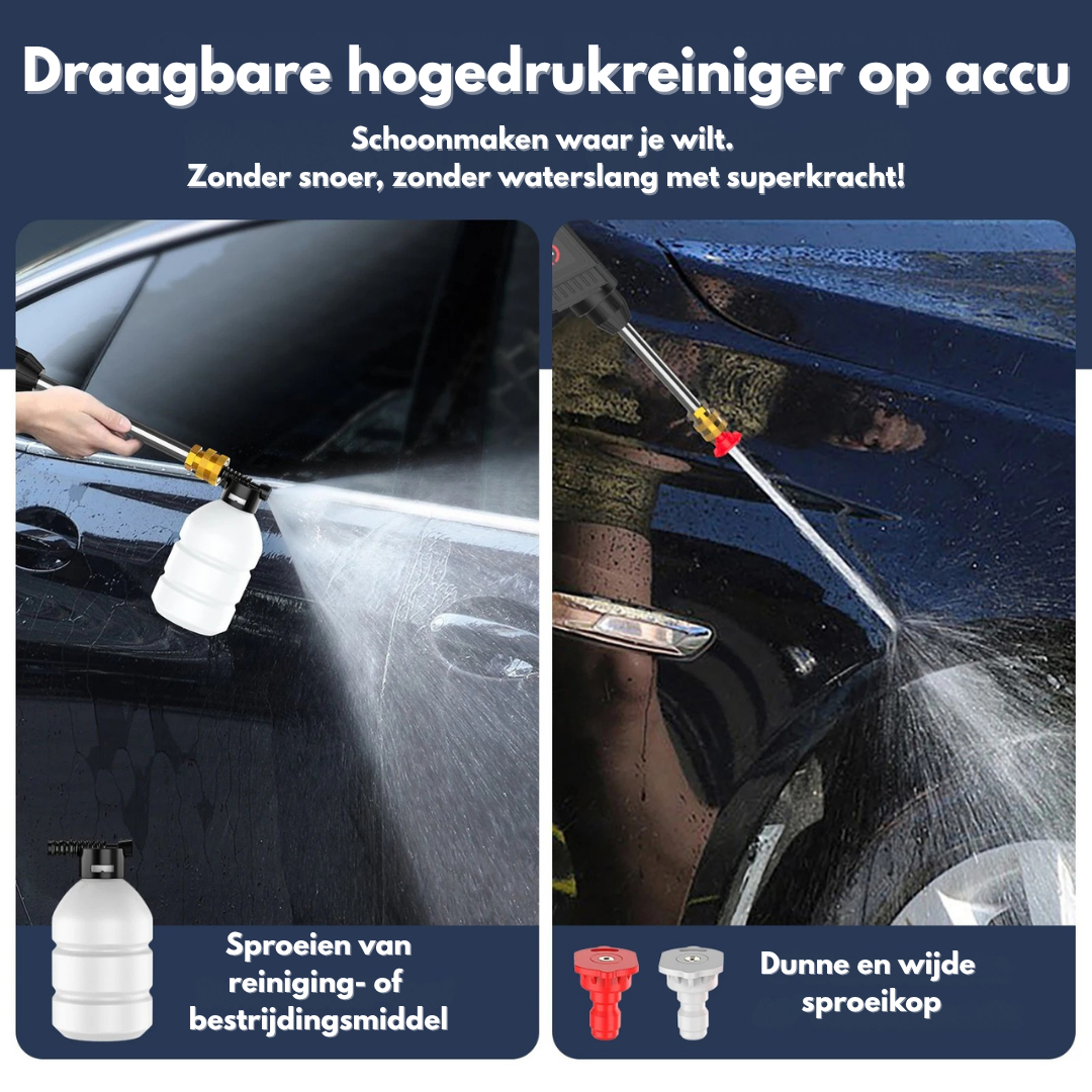 JetClean Go - Draadloze Hogedrukreiniger