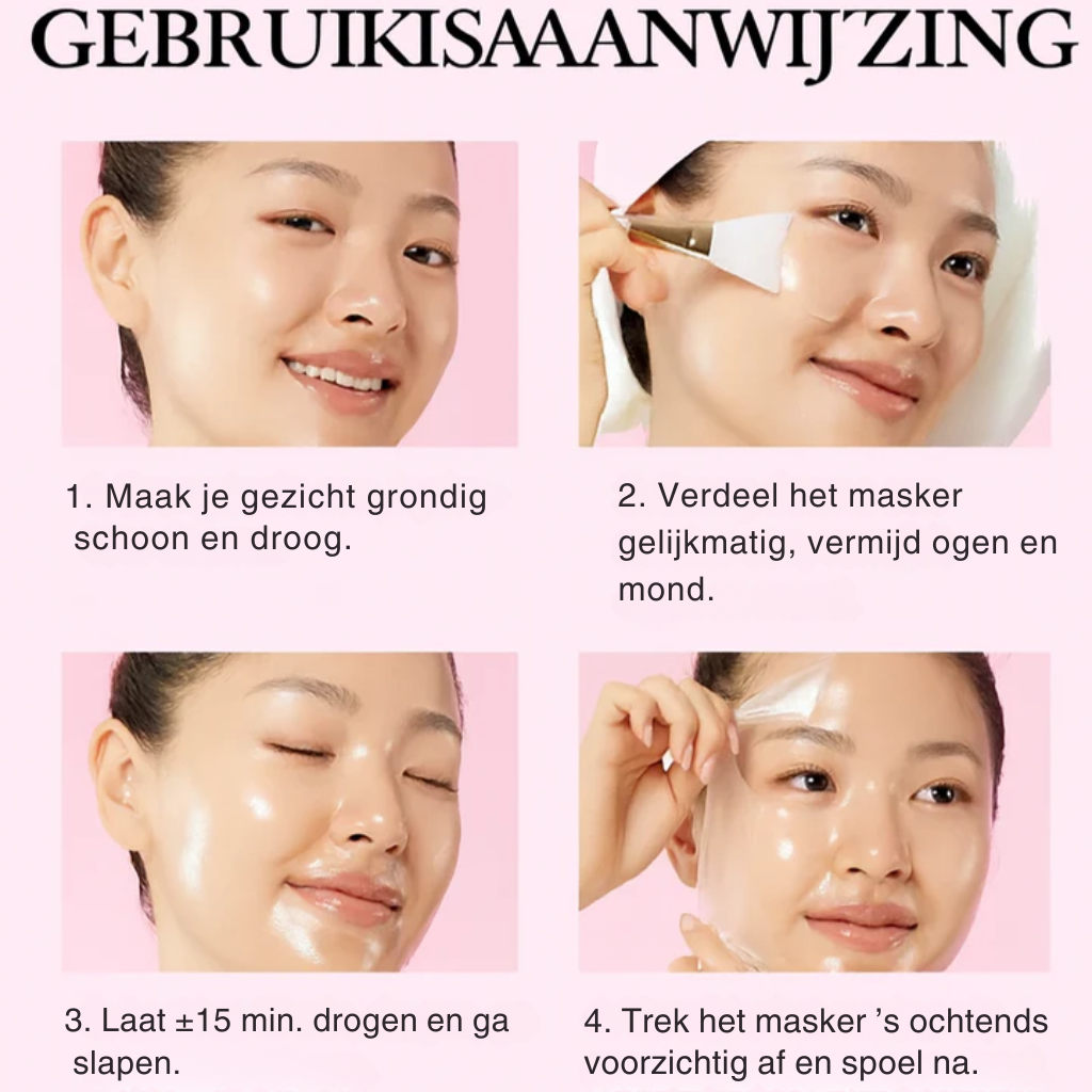 Luna Glow - Collageen nacht masker