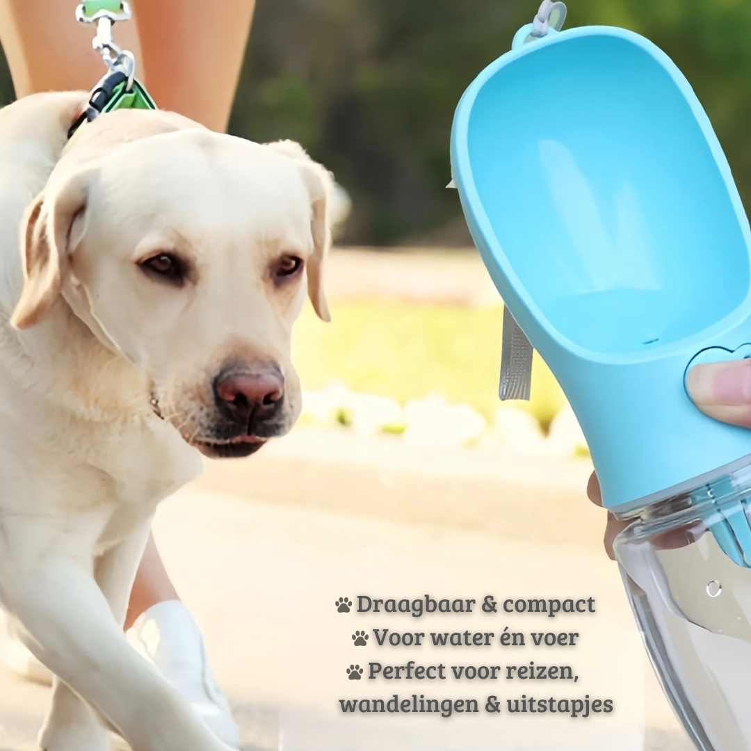 Pet2Go drinkfles met voerbak voor honden – foto 11