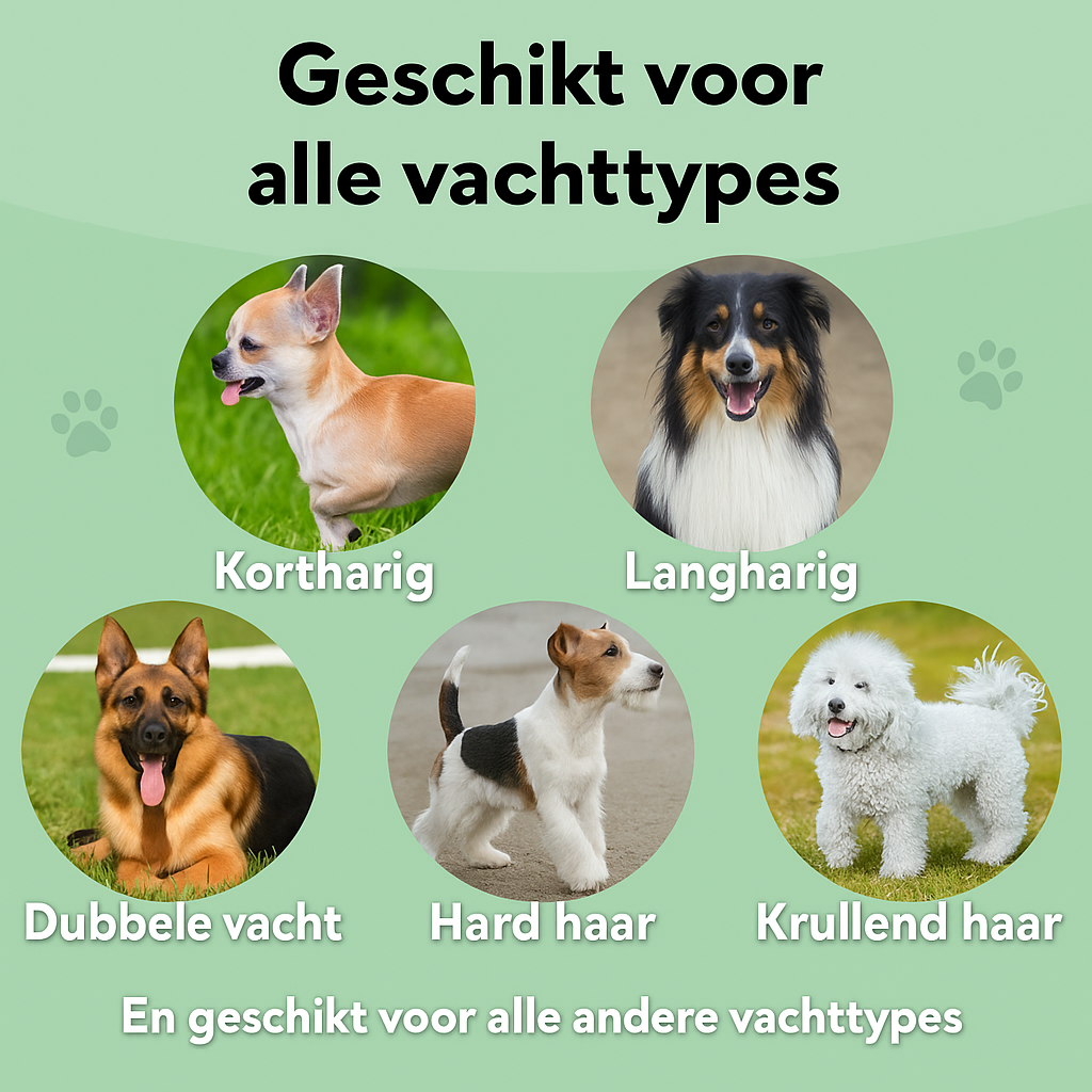 Petiva vachtborstel voor honden en katten – foto 3