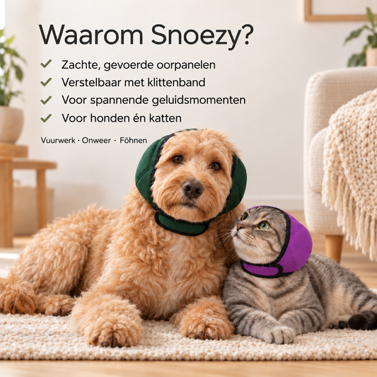 Snoezy oorbeschermers voor honden en katten