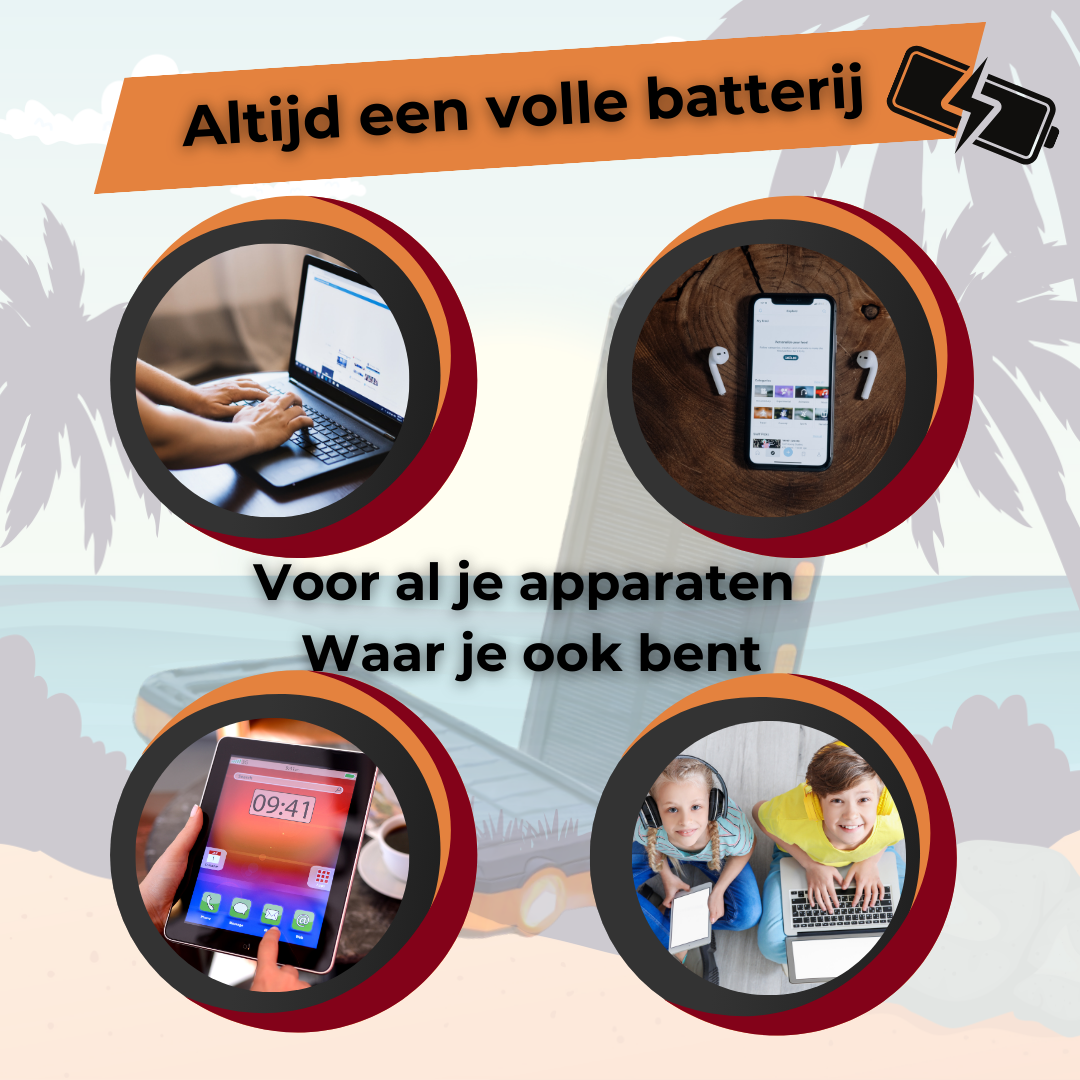 Solar powerbank met zonnepaneel – foto 10