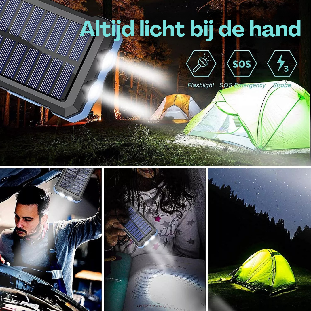 Solar powerbank met zonnepaneel – foto 6