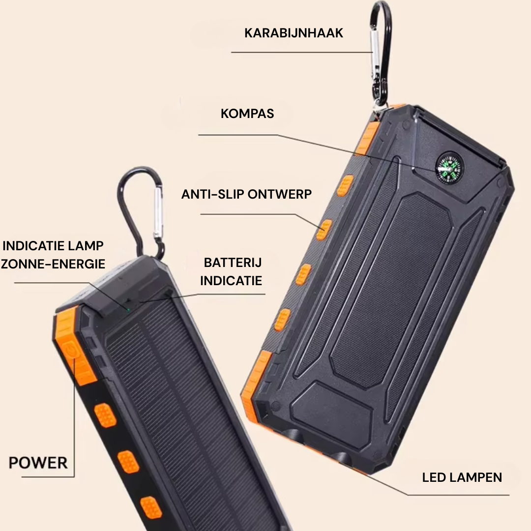 Solar powerbank met zonnepaneel – foto 9