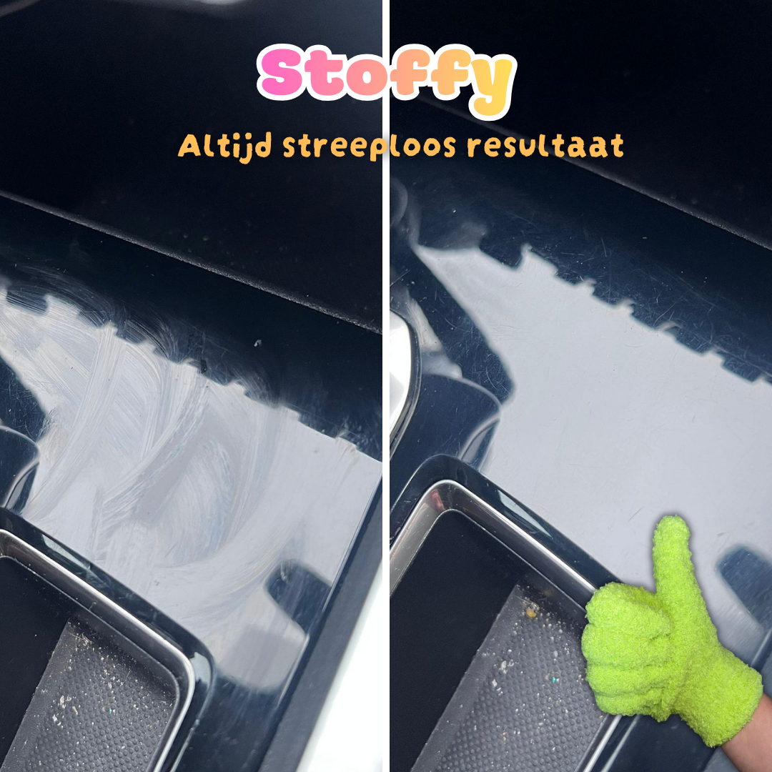 Stoffy microvezel schoonmaakhandschoen – foto 3