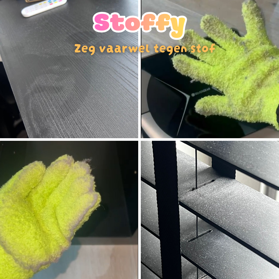 Stoffy microvezel schoonmaakhandschoen – foto 4