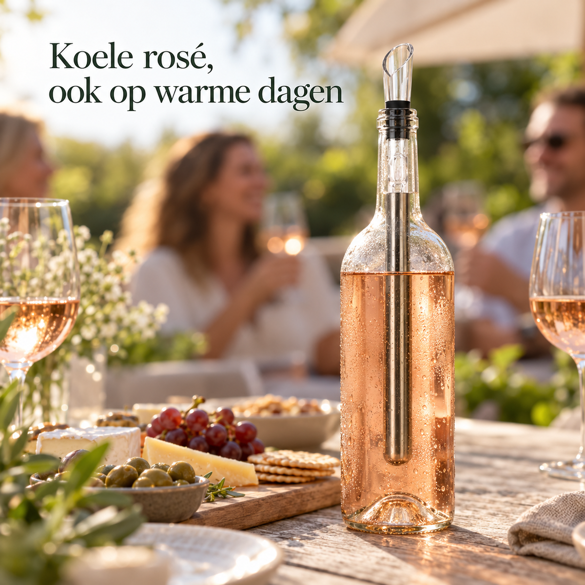 Koele rosé op een warme dag met de VinoChill